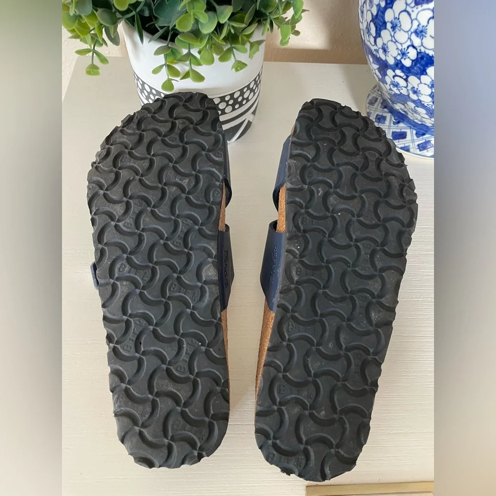 Birki’s by Birkenstock Dark Blue Slide Sandals size 39 - Picture 5 of 9